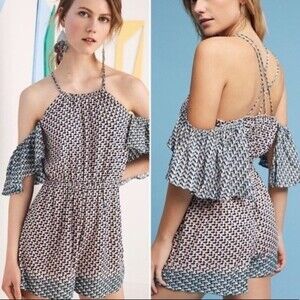 Anthropologie’s Elevenses Madalenna  Romper XS
